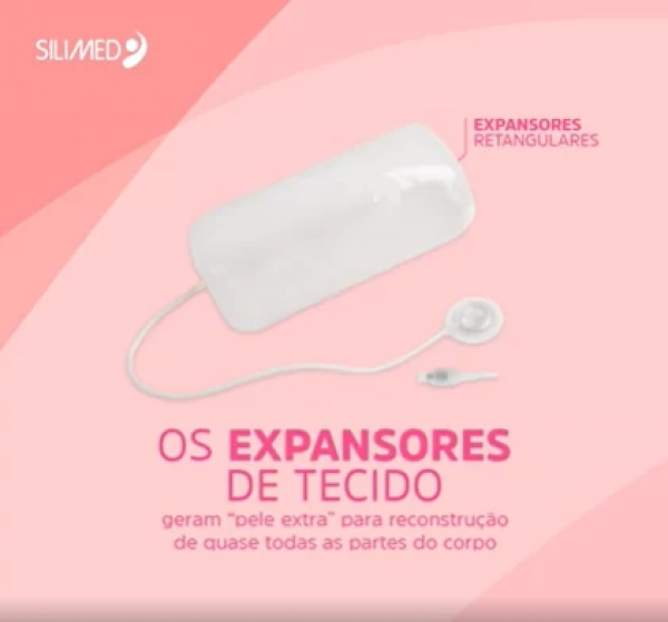 Expansores de Tecido Forma Retangular